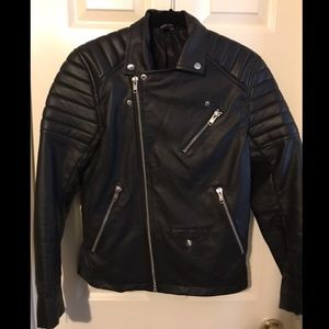 Divided Faux Leather Jacket